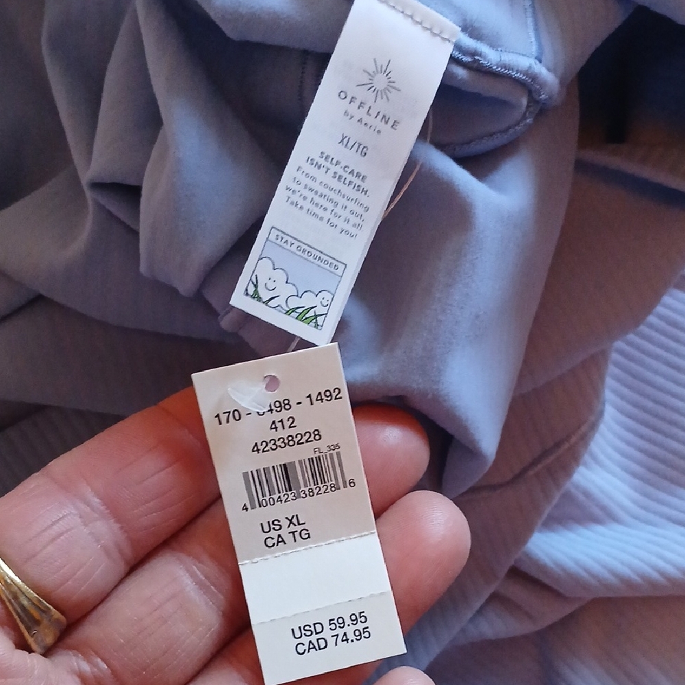 Offline by Aerie Light Bluish/periwinklw Skirt With Slit. BNWT!!